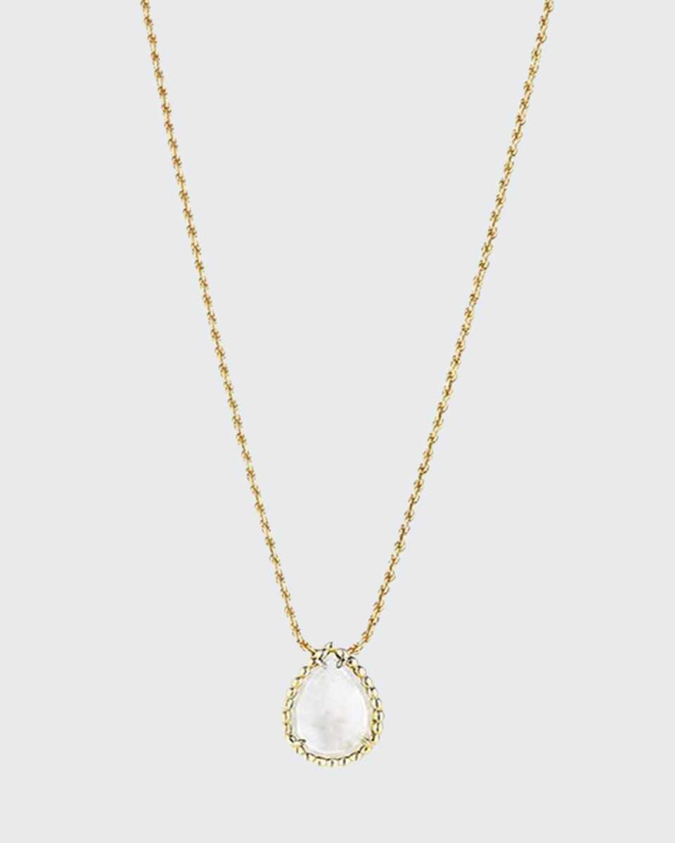 Serpent Boheme Small Mother-of-Pearl Necklace in Yellow Gold